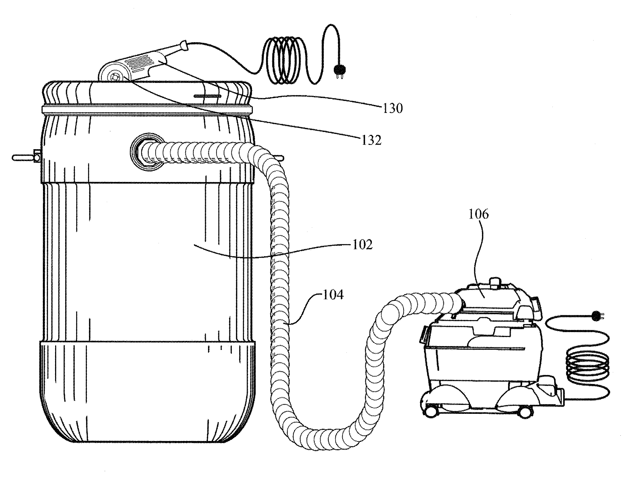 Tile cutting and dust collection system