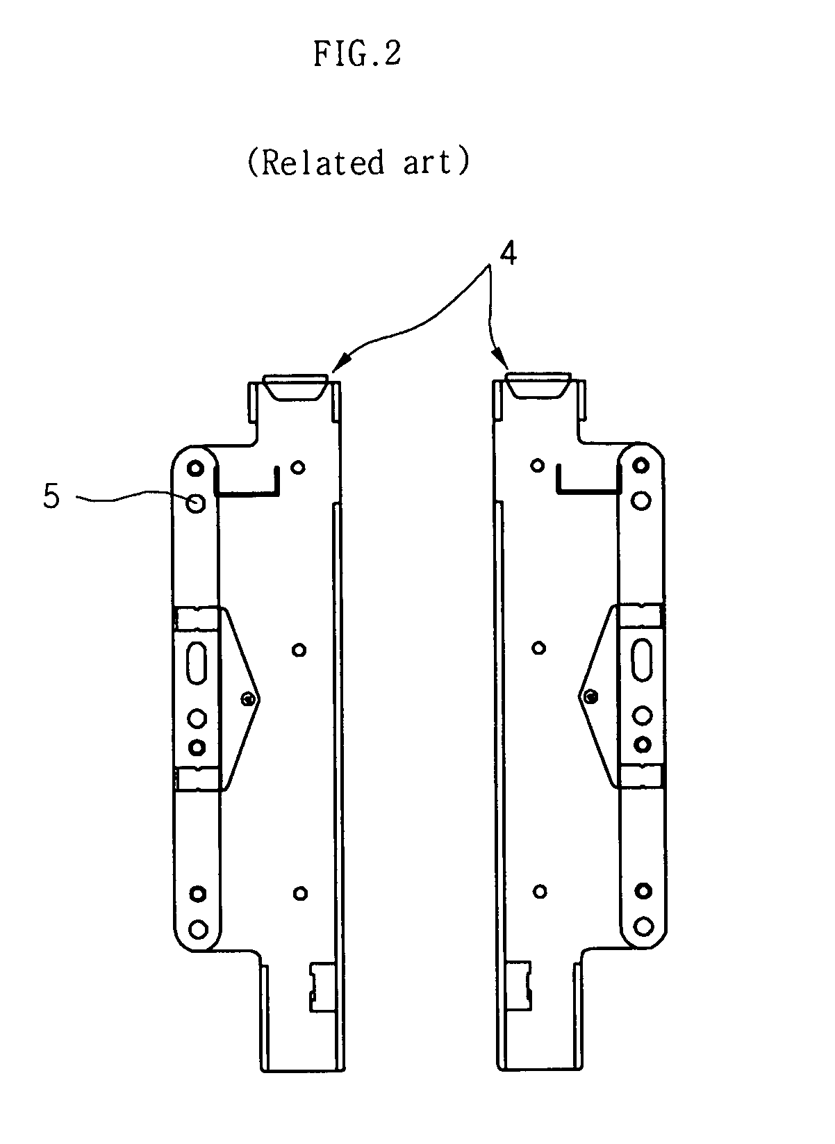 Mount apparatus for image displaying device