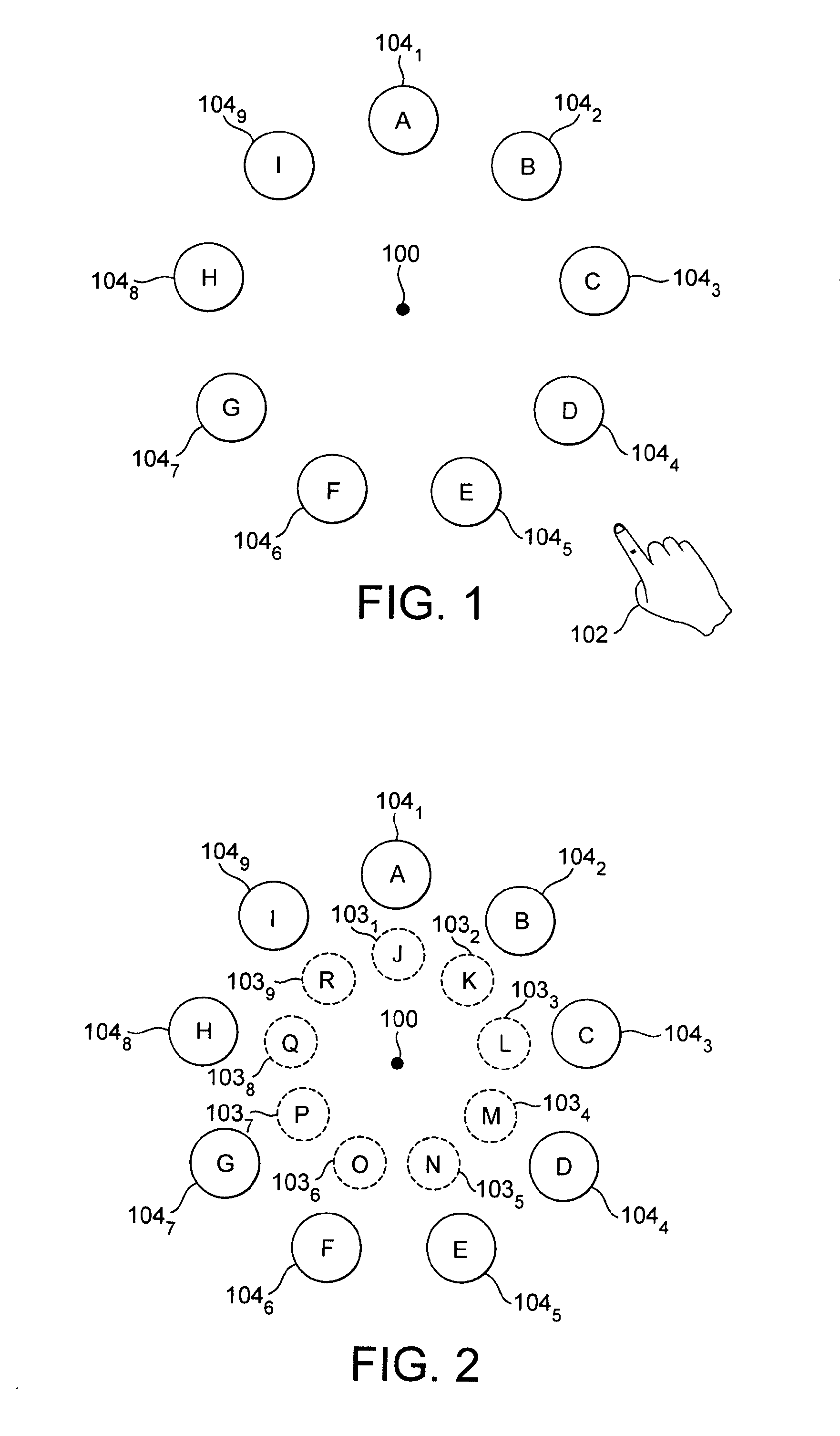 Gesture controlled user interface