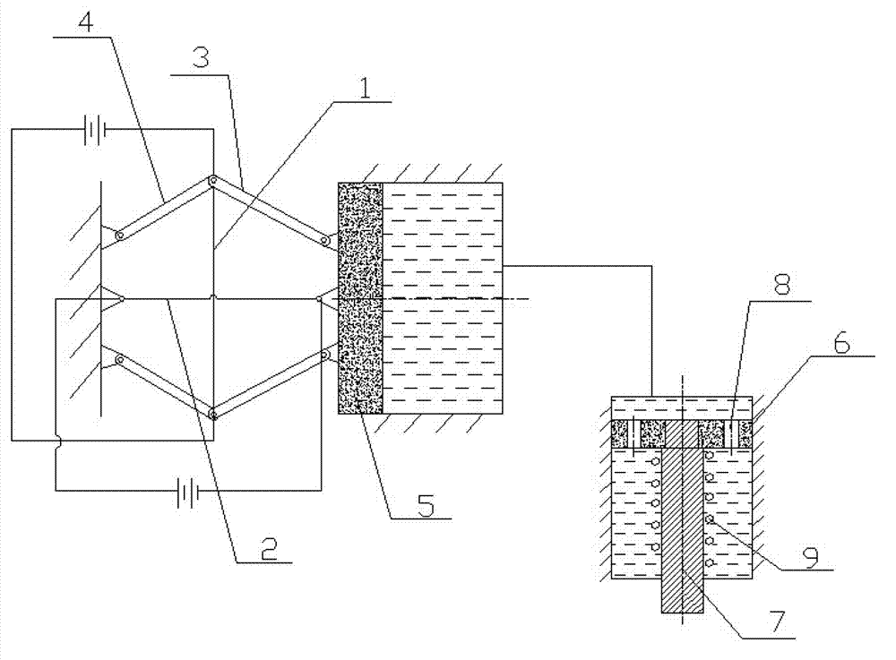 Micro-drive system and clamping system comprising same