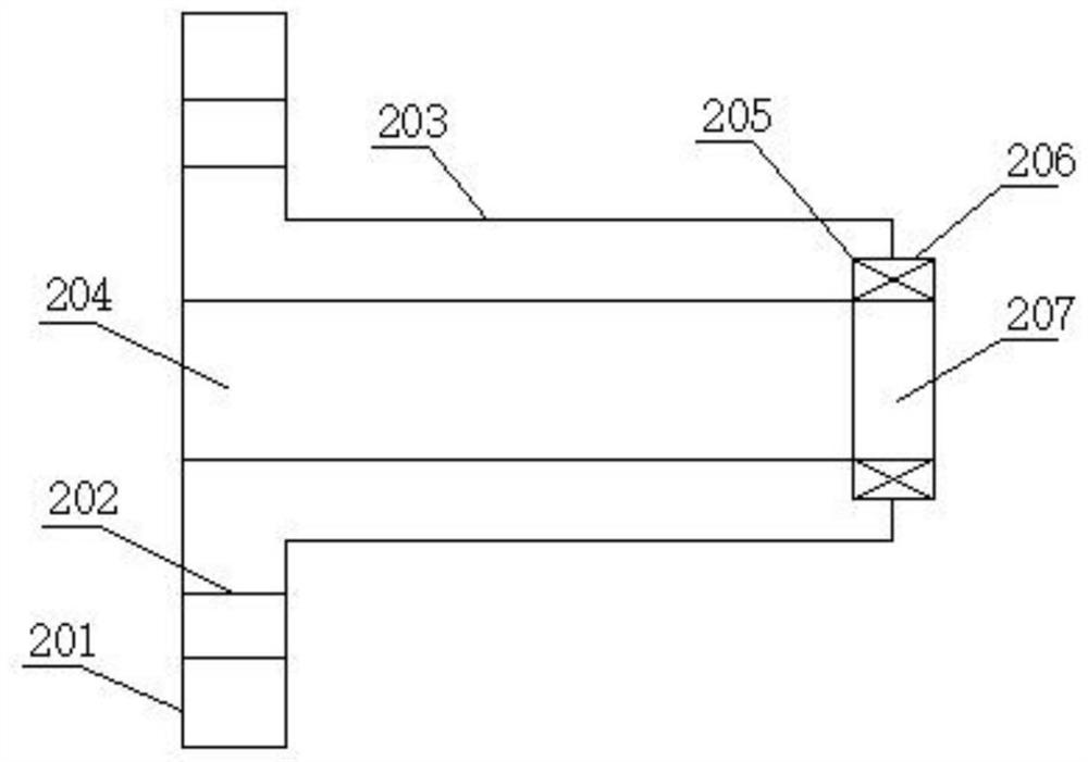 Speed ​​reduction device for rotating parts