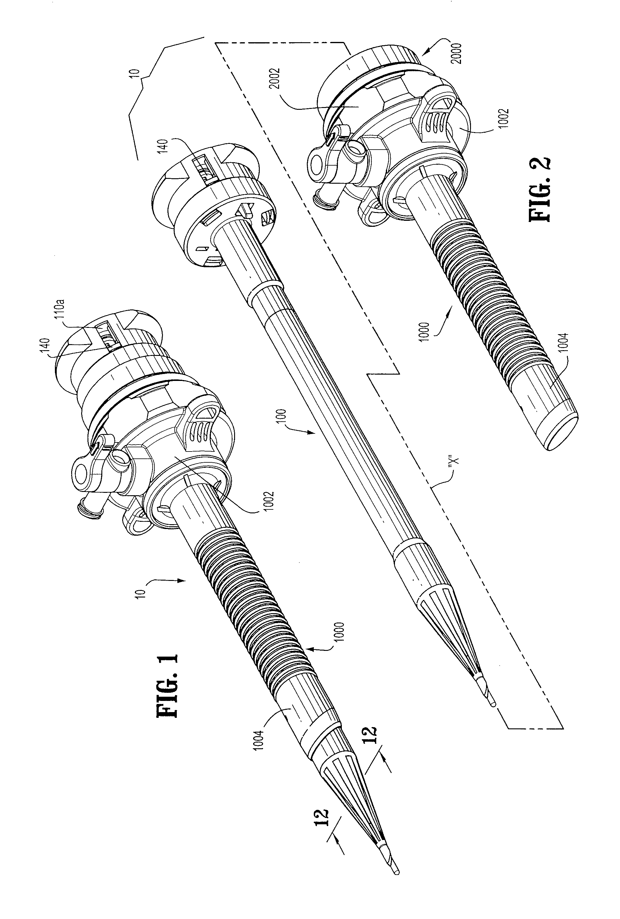 Trocar assembly with obturator and retractable stylet