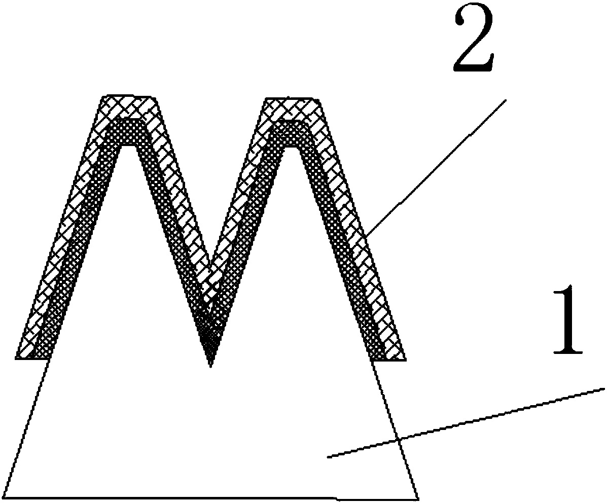 Production method of ''W'' model of sharp biological membrane for improving fracture healing