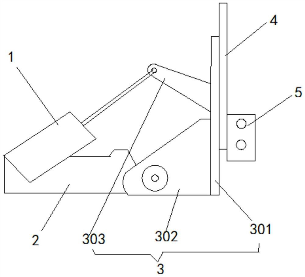 Transmission mechanism of hole searching system, hole searching system and driving, anchoring and protecting all-in-one machine