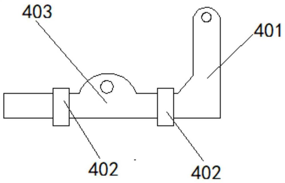 Transmission mechanism of hole searching system, hole searching system and driving, anchoring and protecting all-in-one machine