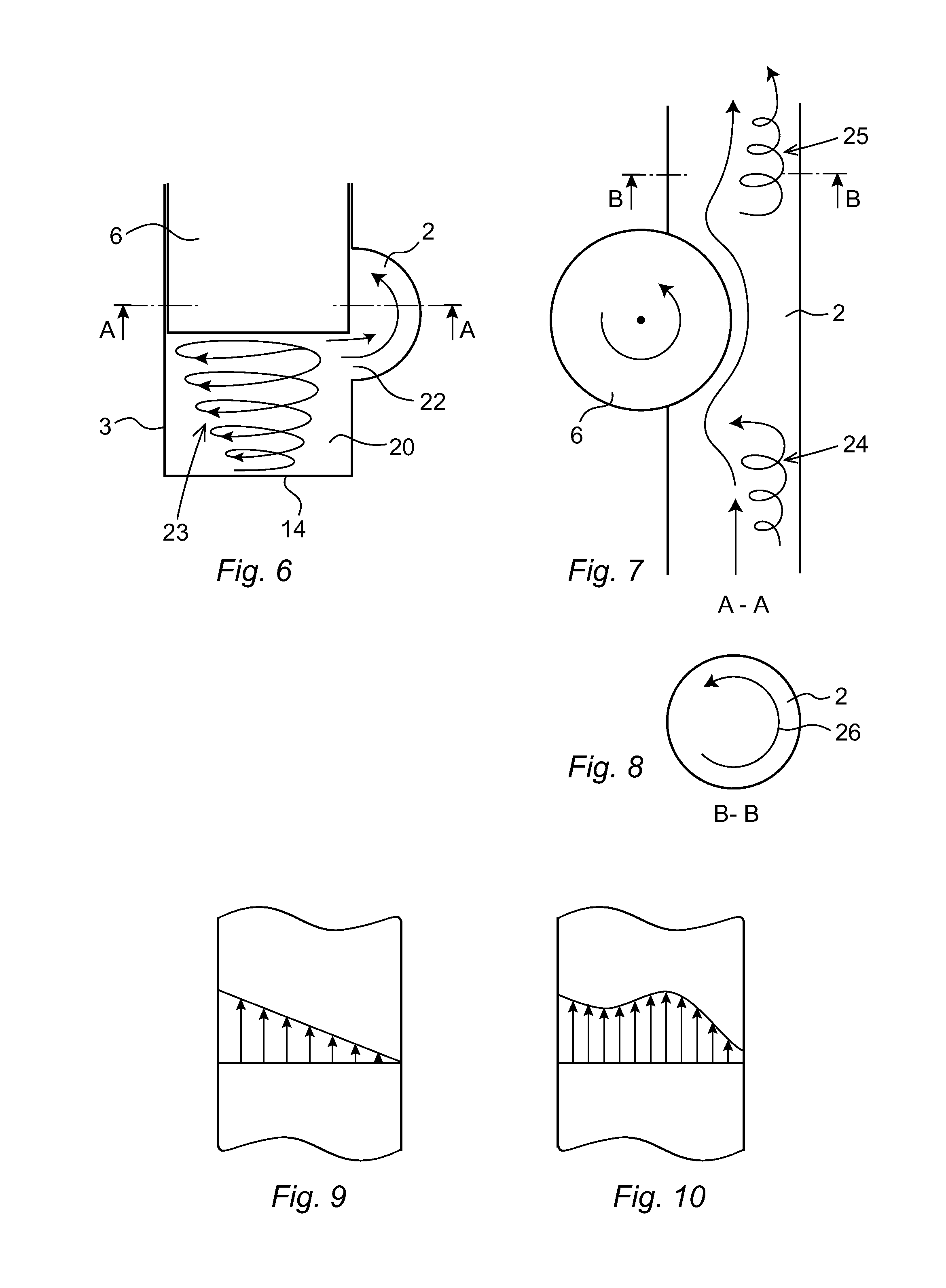 Device for pumping a fluid at low flows