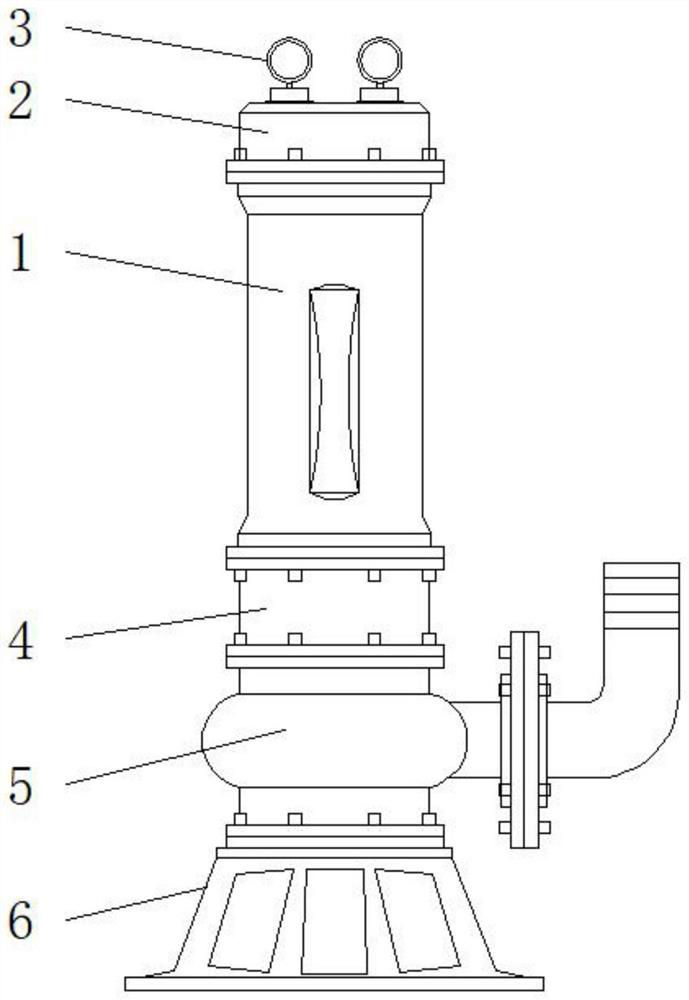 Building construction anti-blocking water pump with filtering function