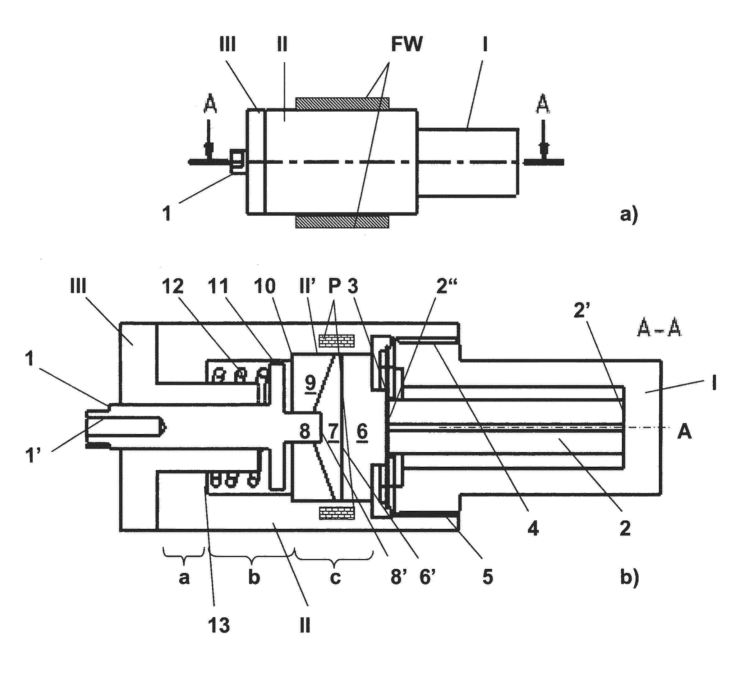 Activation unit with an actuator