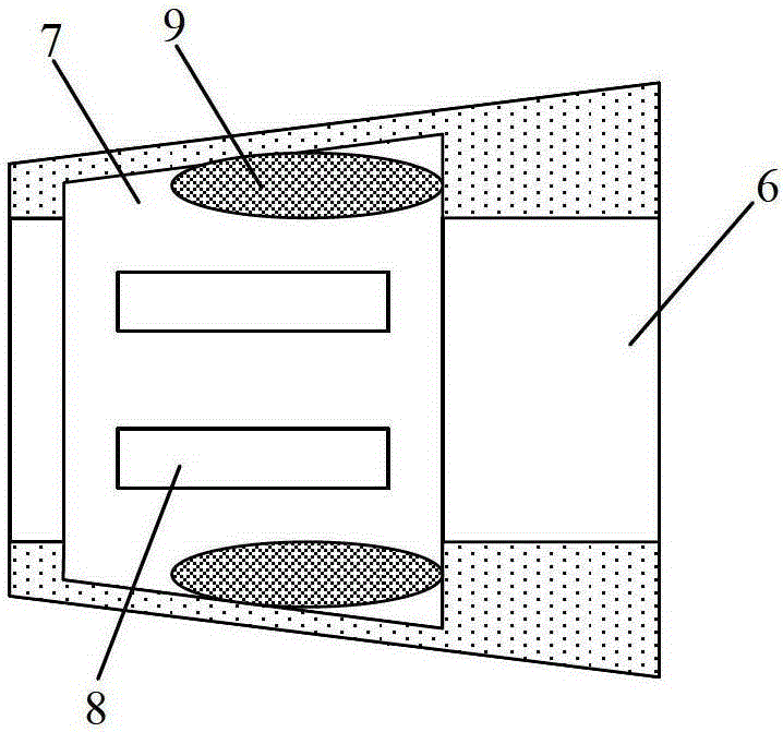 A health-care cork sealing water diversion plug with a cavity