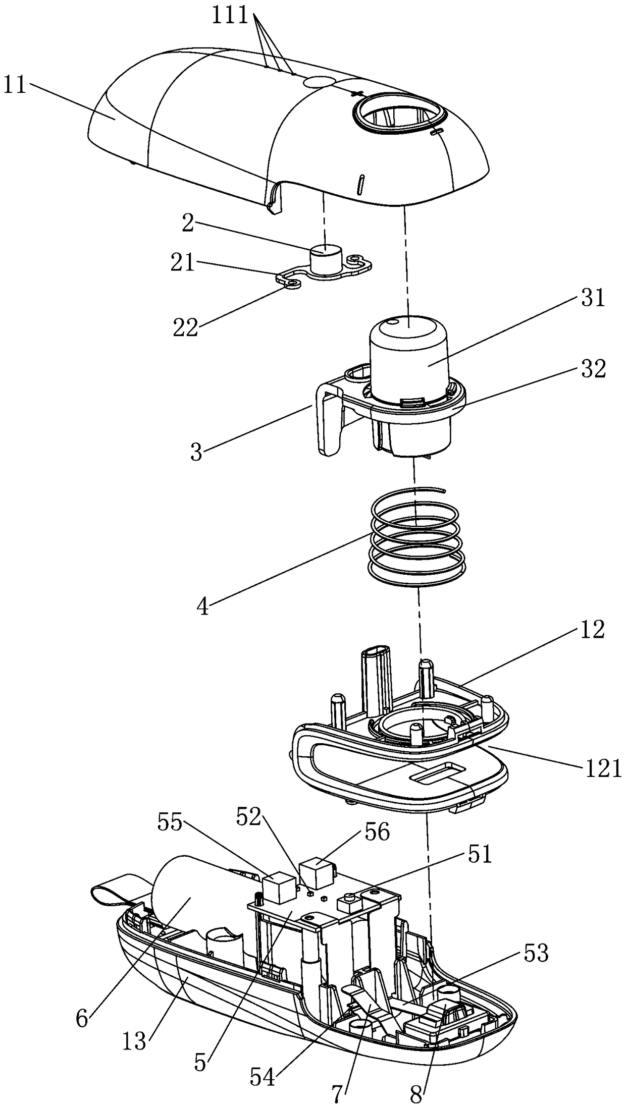 Portable handheld sealing machine and control method thereof