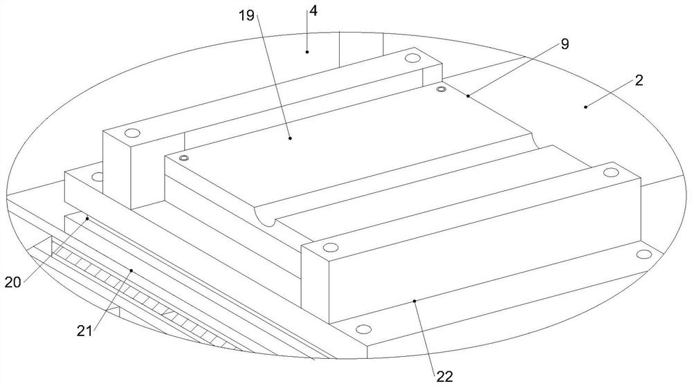 Sliding block type pipe expanding die