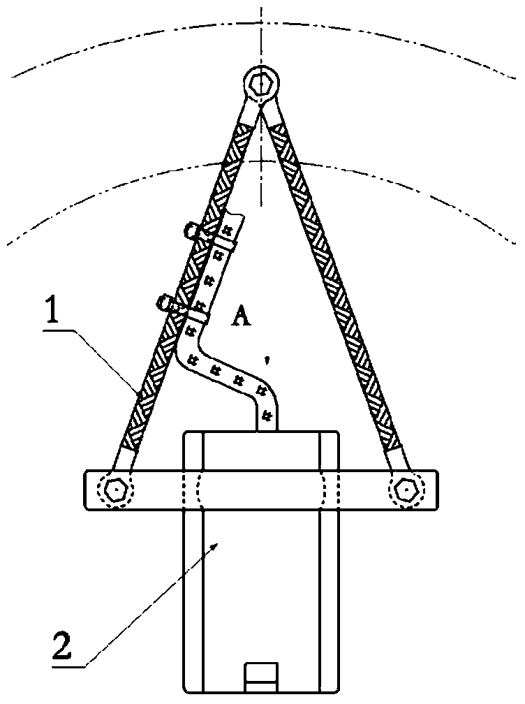 A pull-off socket clamping device