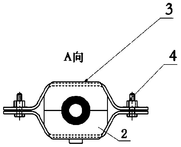 A pull-off socket clamping device