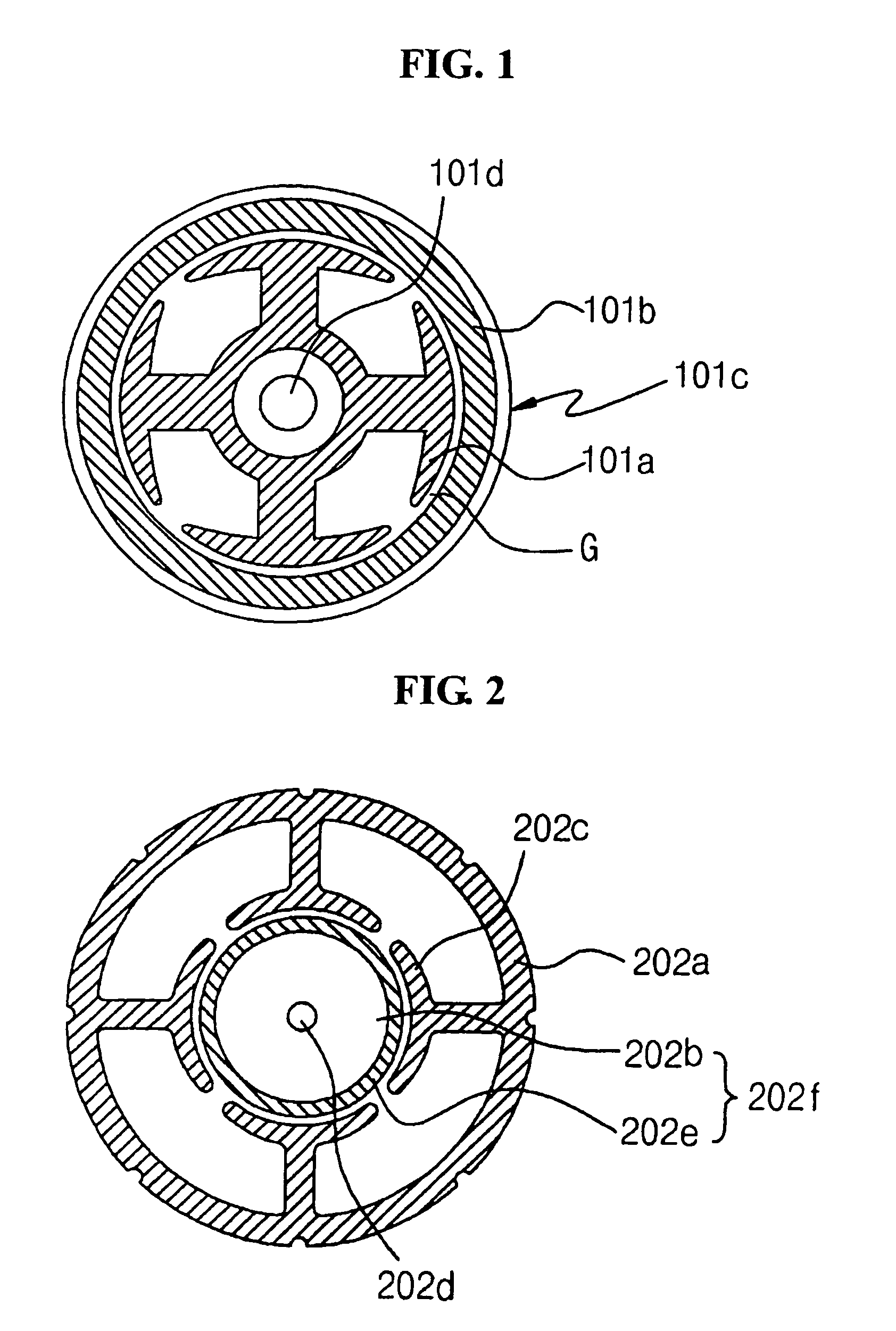 Brushless direct-current motor of radial core type having a structure of double rotors and method for making the same