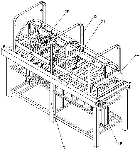 A plate turning mechanism