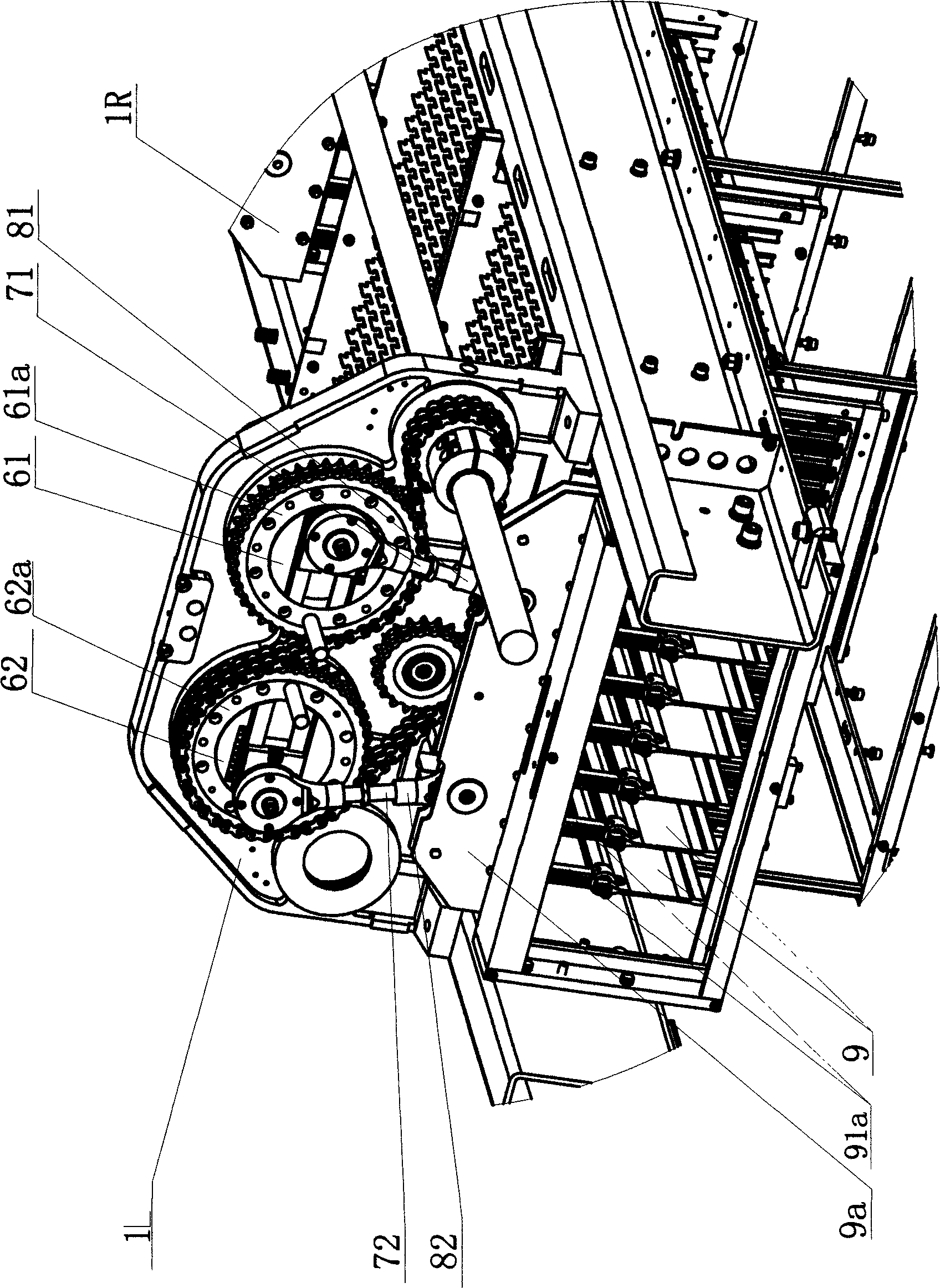 Jacquard shed fast adjustment device of loaded griffe mechanism