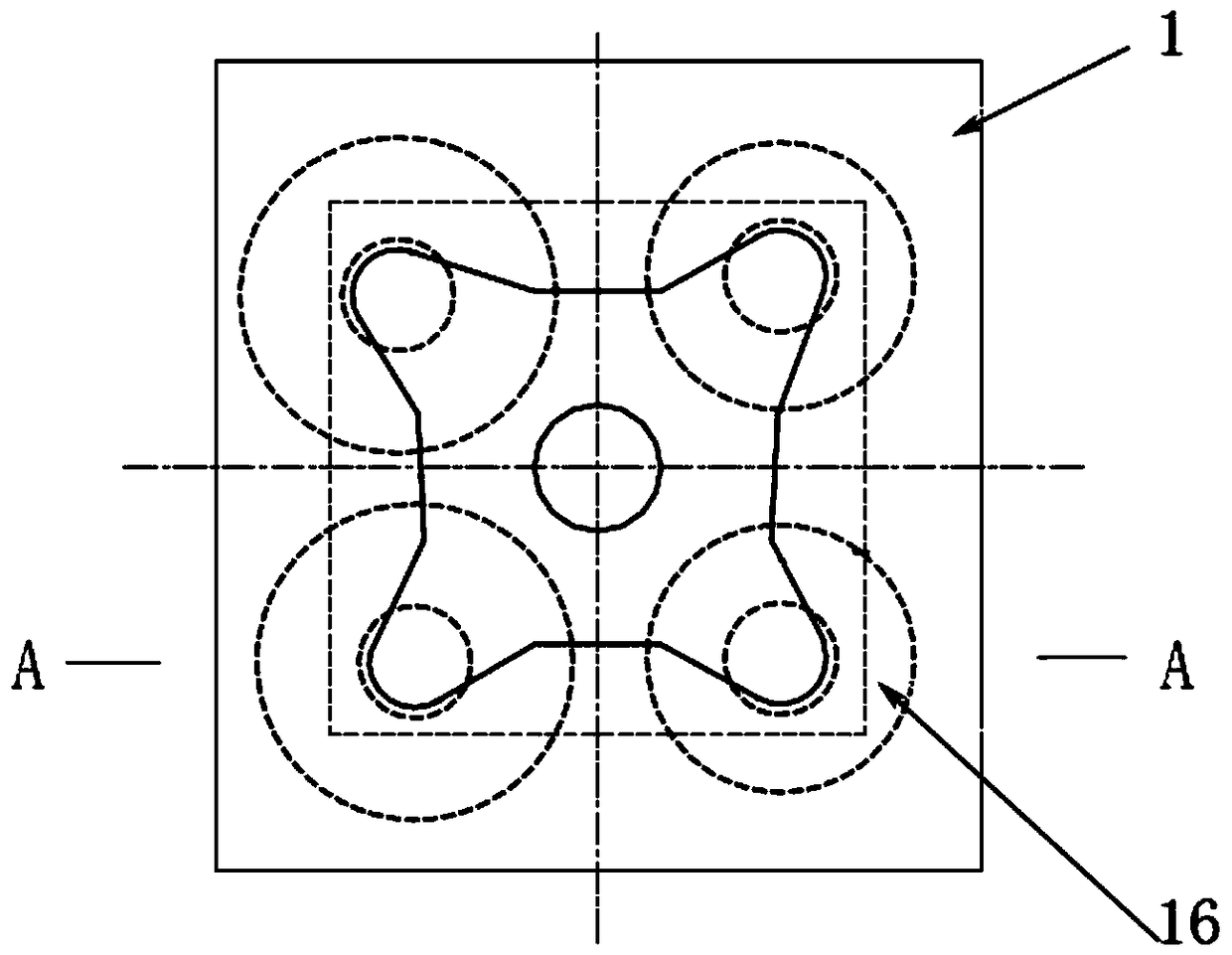 A full hydraulic dual circuit dynamic braking system