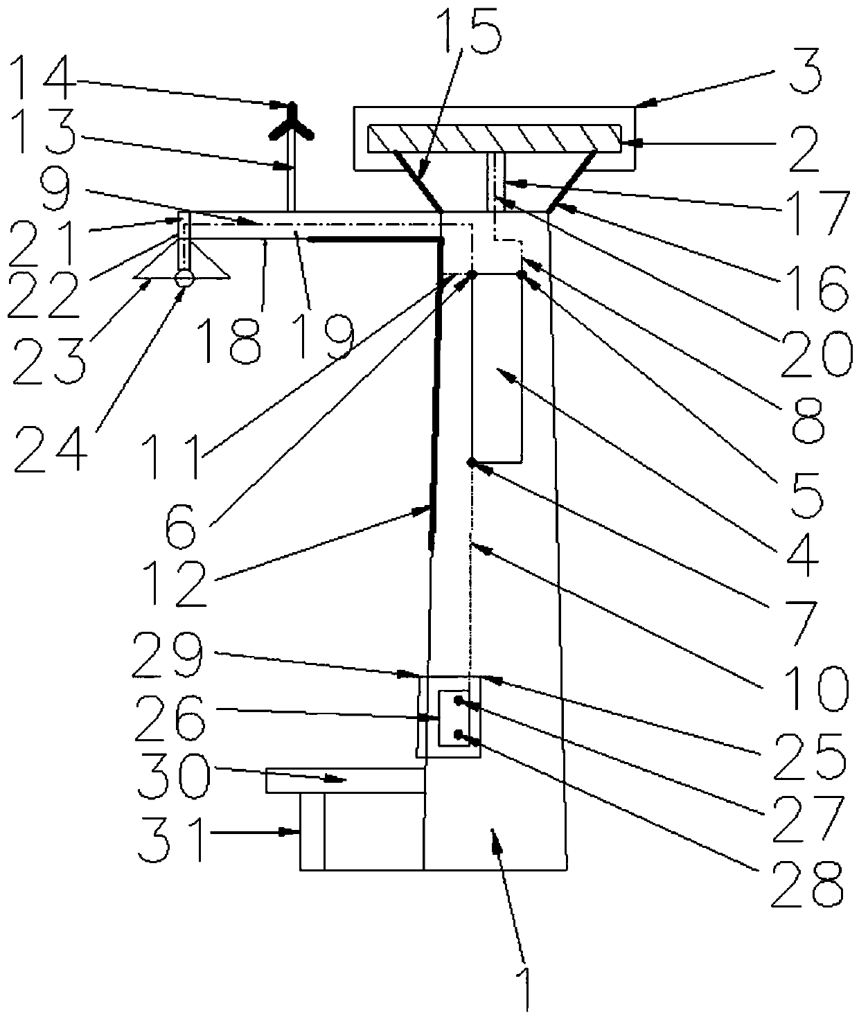 Solar street lamp for park