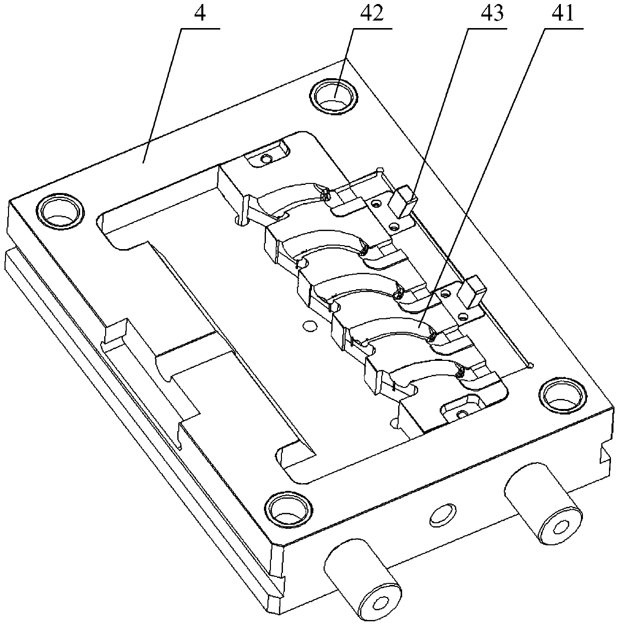 Inner Hollow Bending Injection Mold