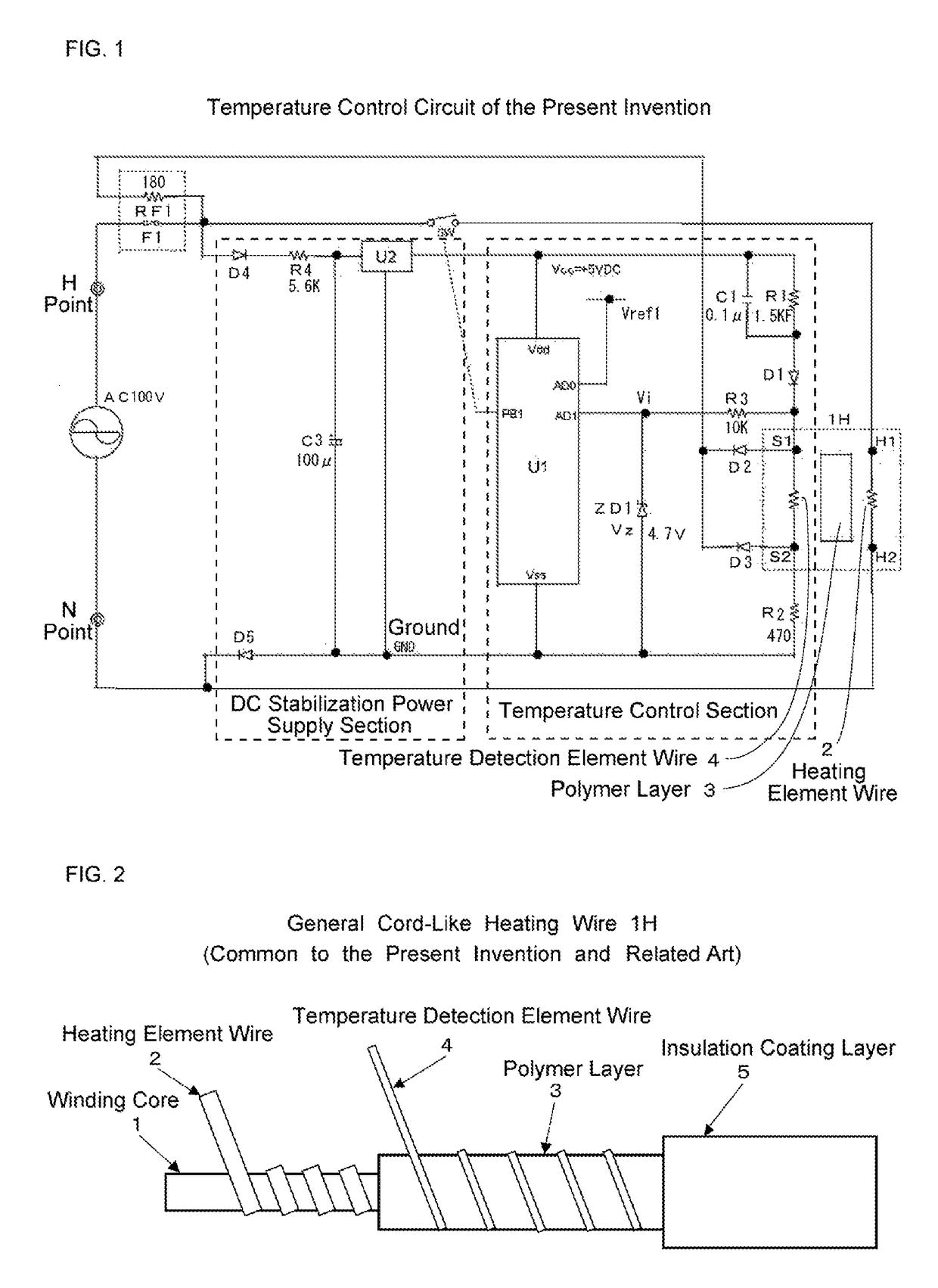 Warming temperature control device