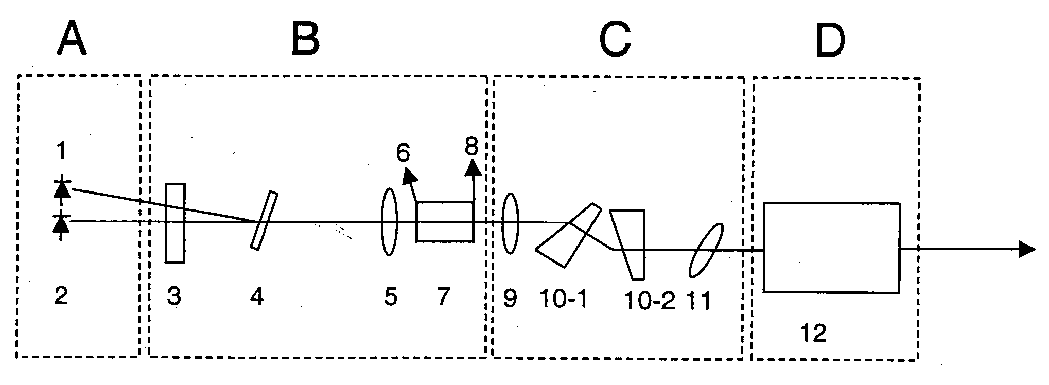 Method for increasing the dynamic range of a cavity enhanced optical spectrometer