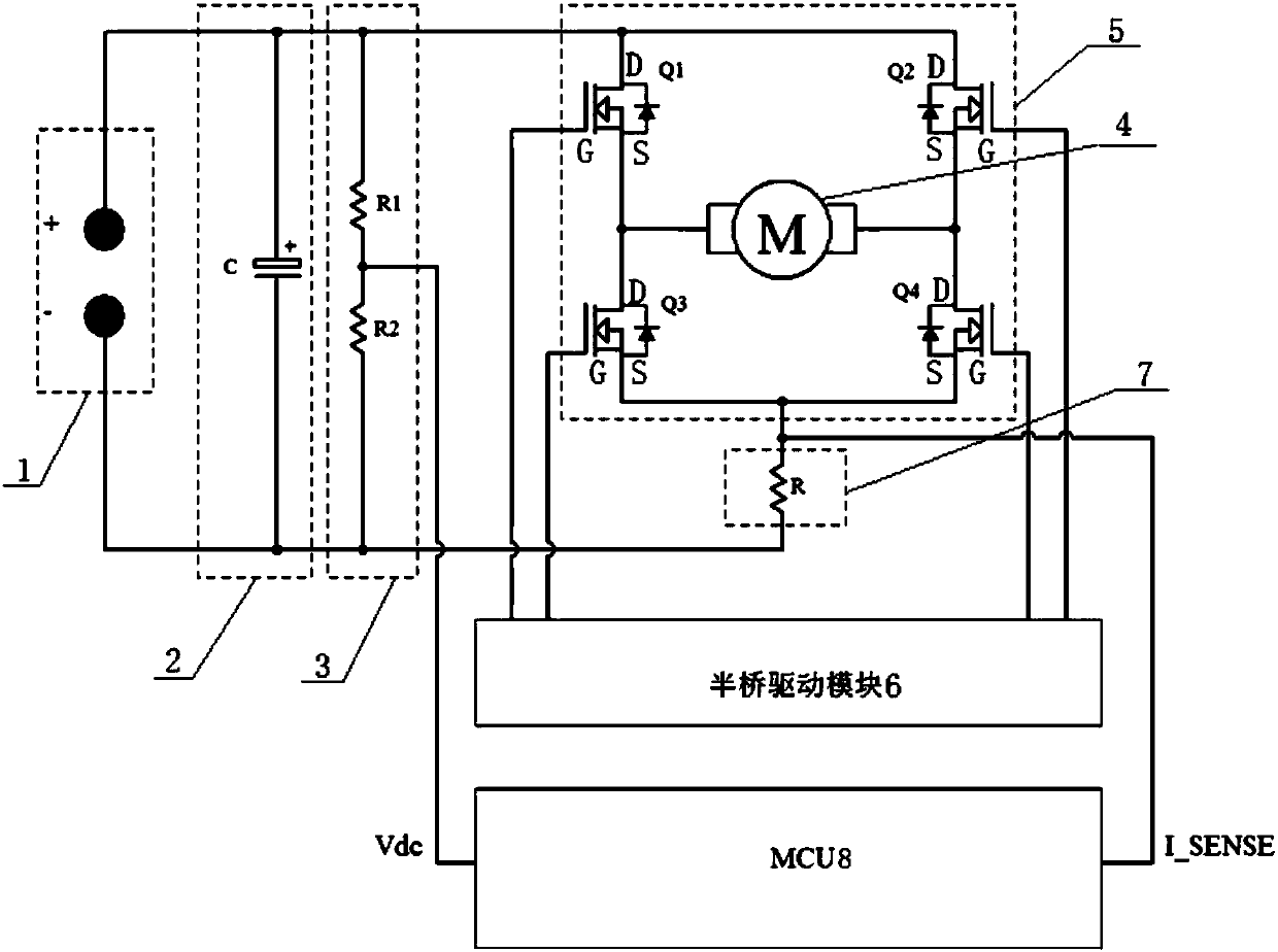 Rotor position measuring system and method of permanent magnetic motor