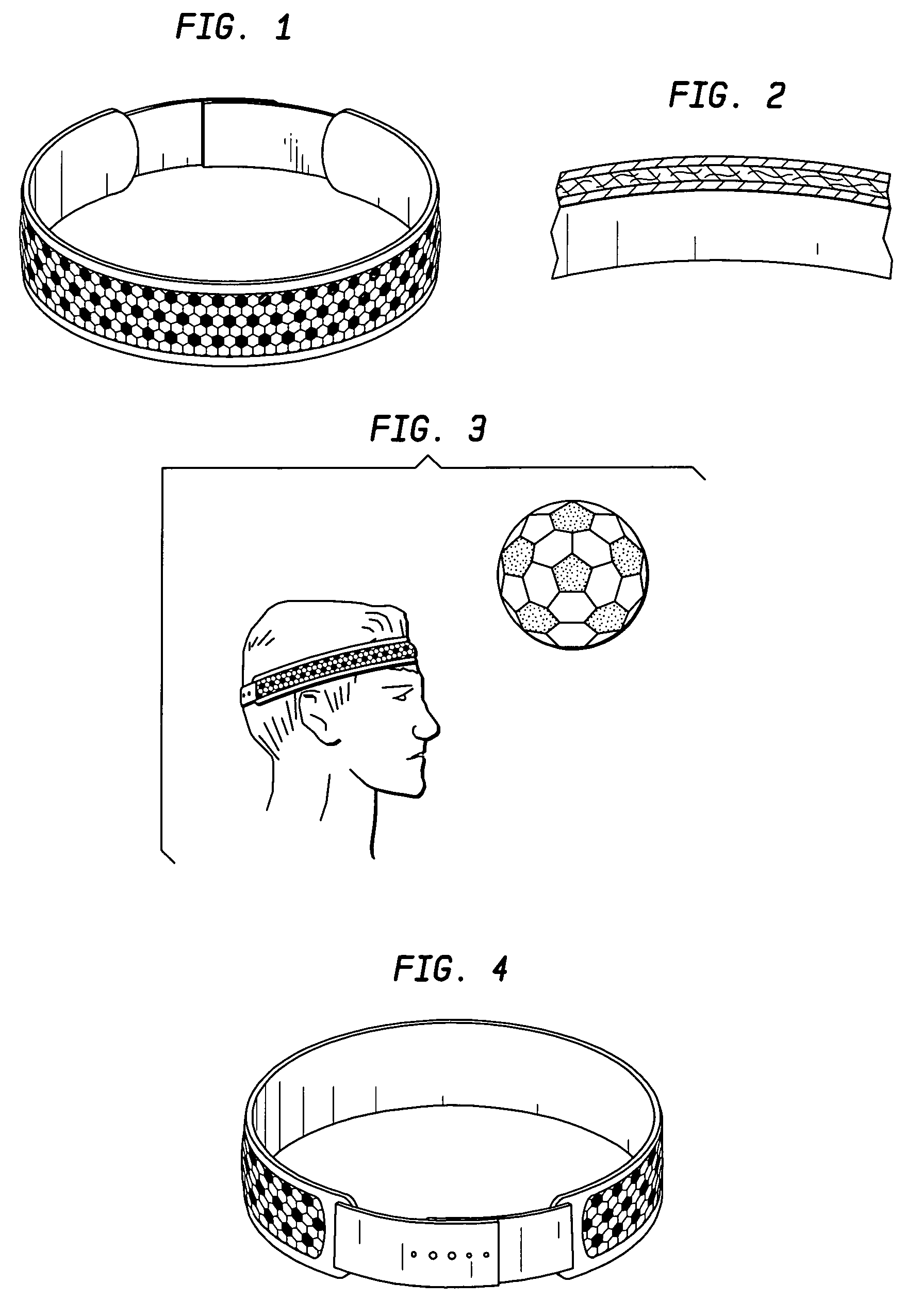 Sports headband to reduce or prevent head injury