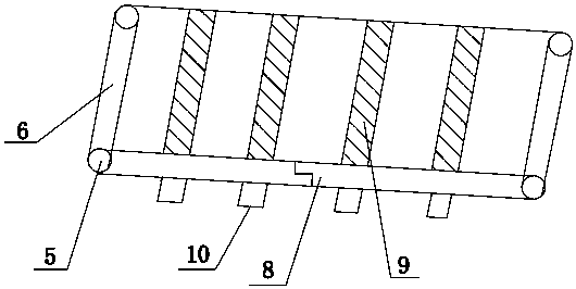 Cooling molding device for metal melt applied to fuse