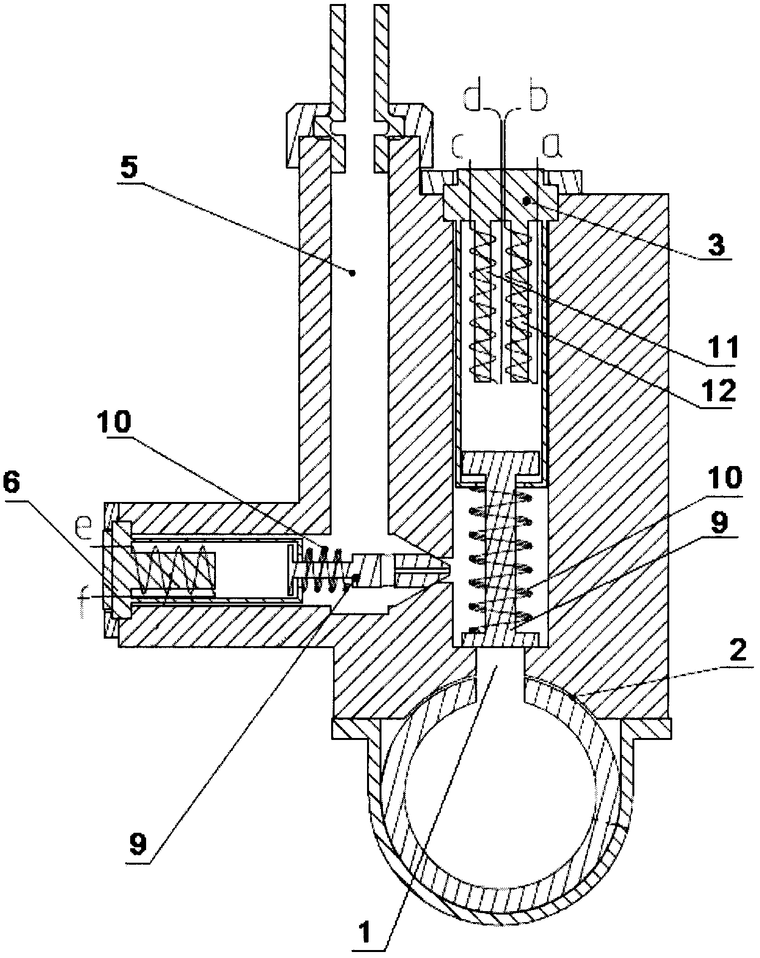 Gas valve device and gas stove
