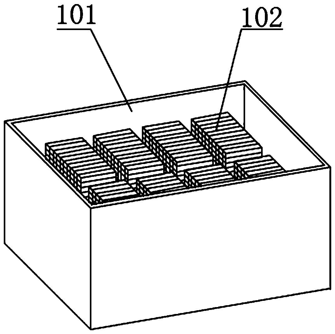 Reinforced type efficient battery protecting box