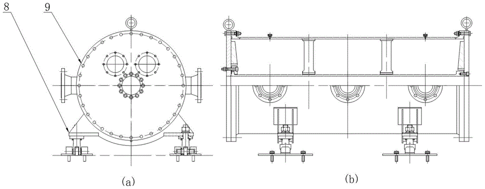 A slidable double-barrel structure pressure stabilization chamber for direct-coupled tests of solid impulse engines