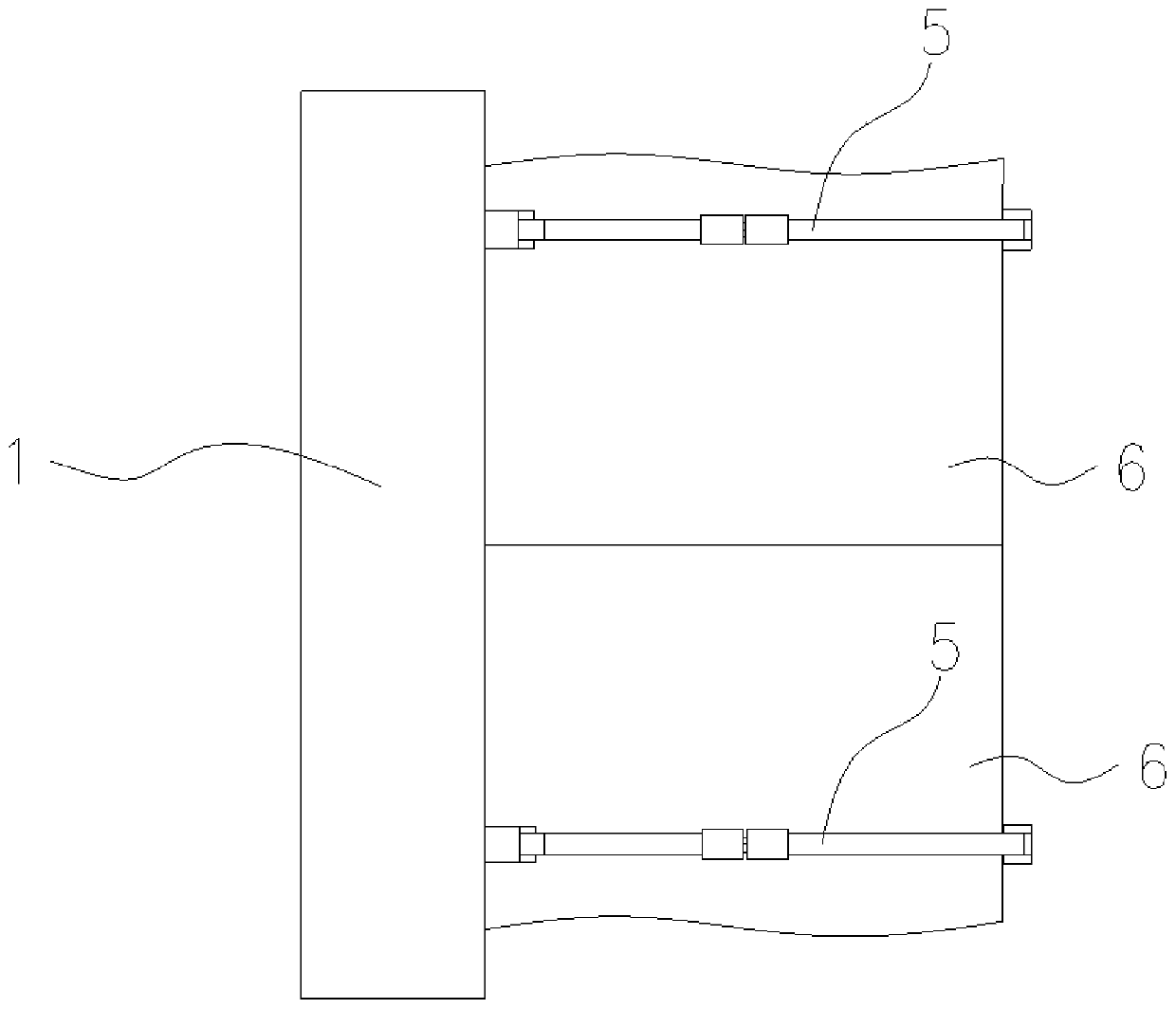 Suspended scaffold structure