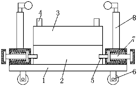 Multifunctional waterwheel type tube and bar molding device
