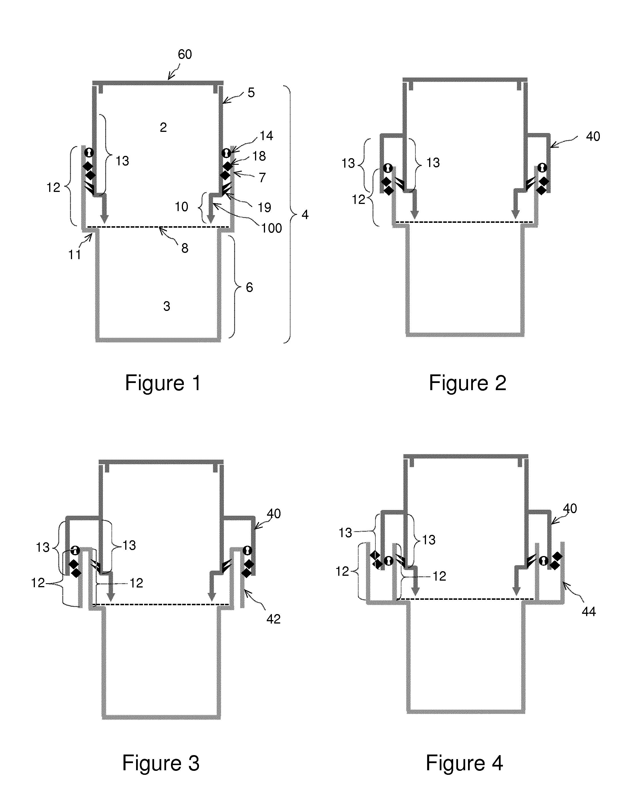 Multiple compartment container