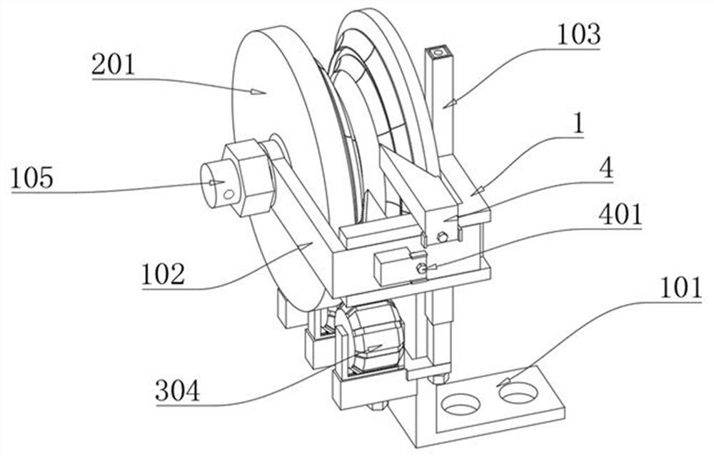 Cable clamping device for coal mining