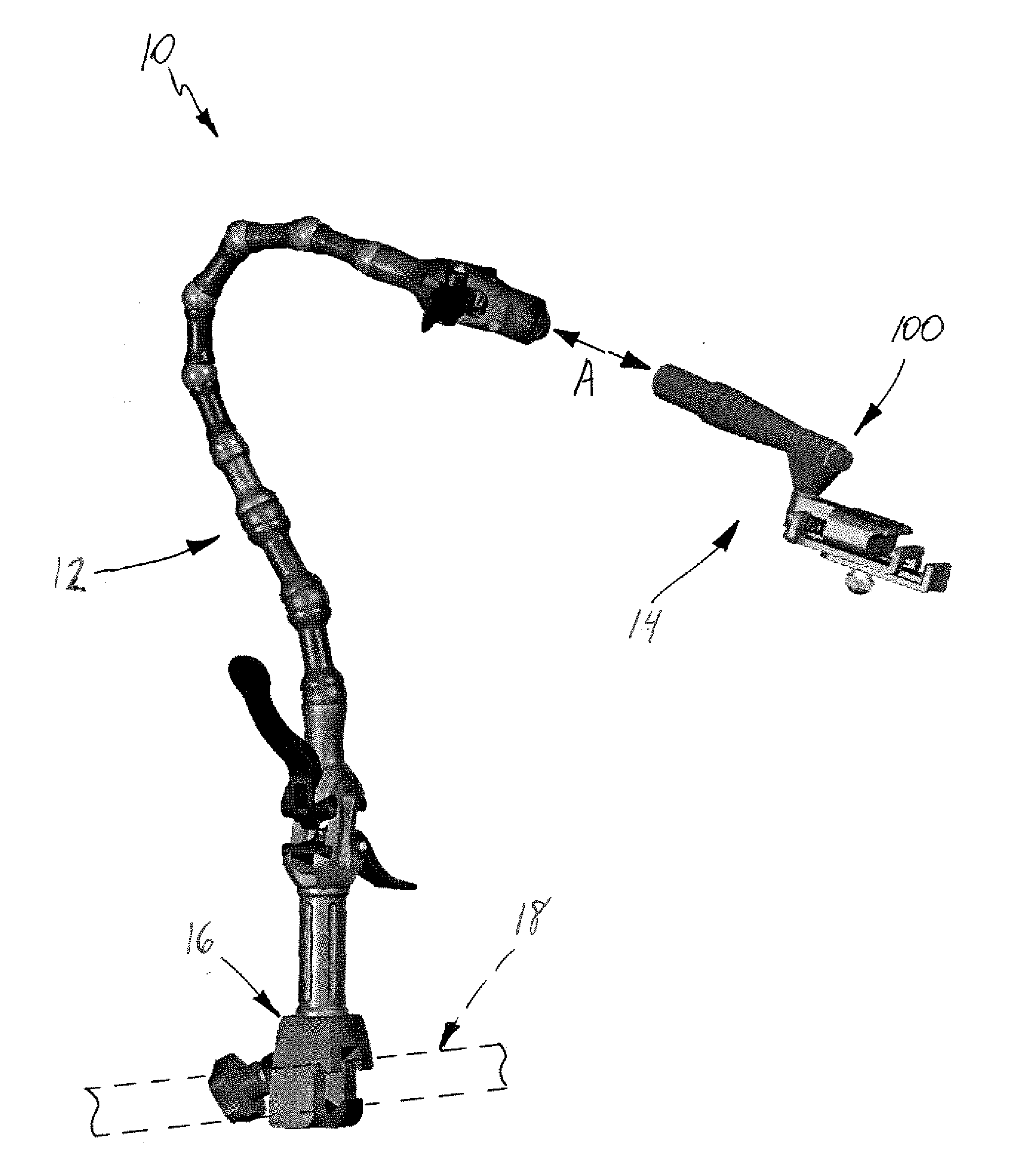 System and method for positioning a laparoscopic device