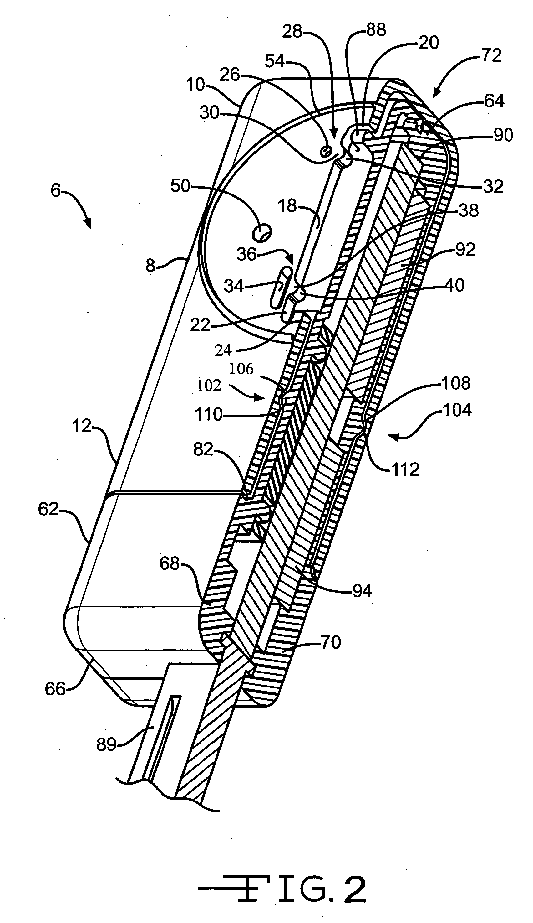 Key fob with detent mechanism