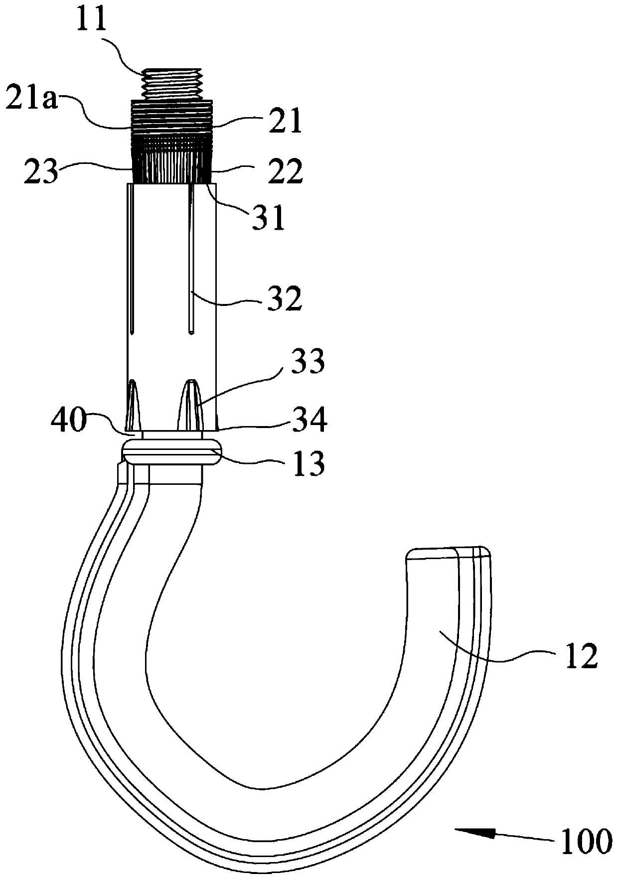 Quickly-and-fixedly-mounted sleeve, bolt and anchor rod mounting assembly