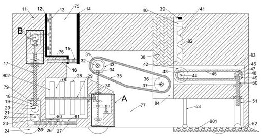 Device capable of solving soil hardening by utilizing coal cinder