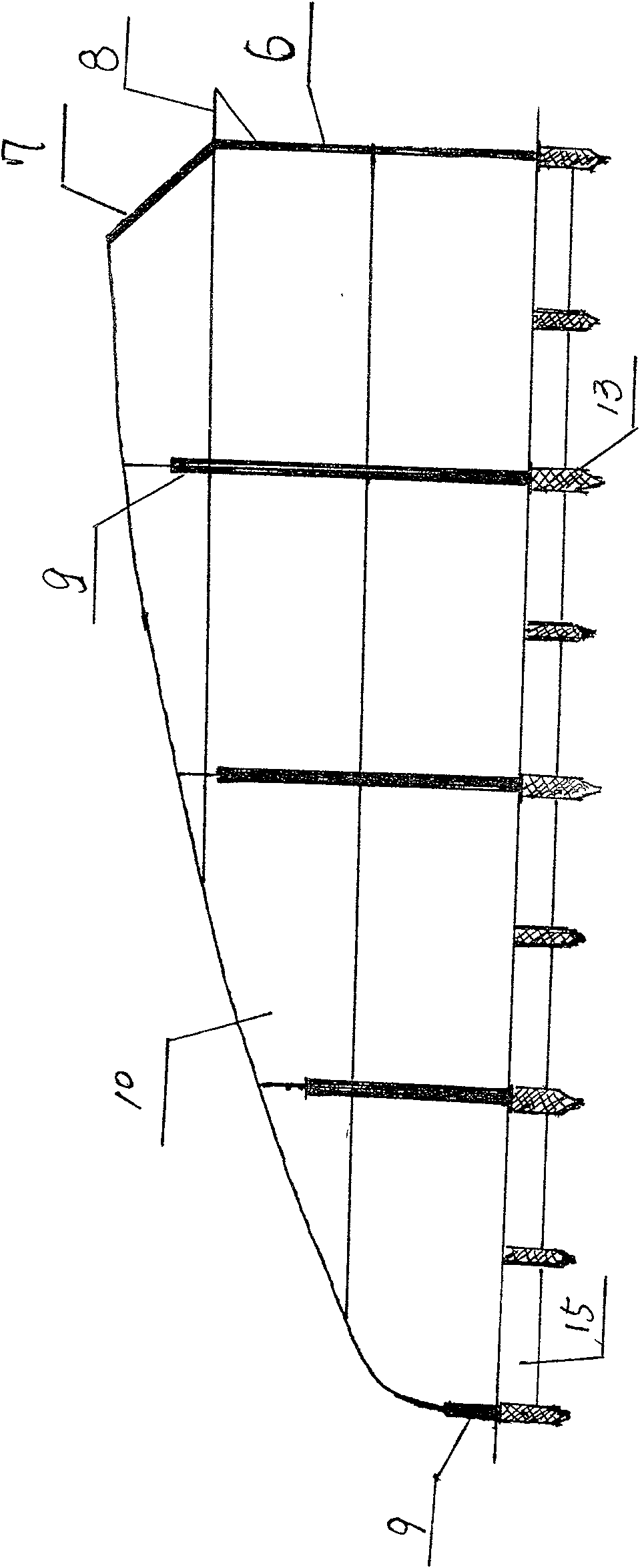 Door type solar energy warm booth production method