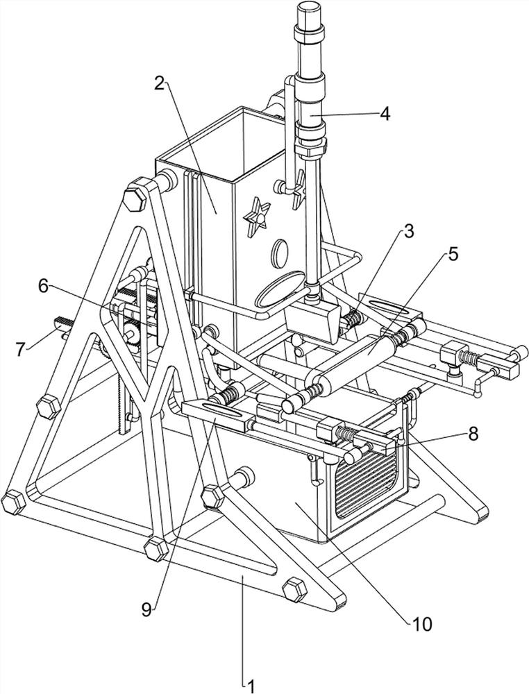 Stamping and bending device for sheet metal machining