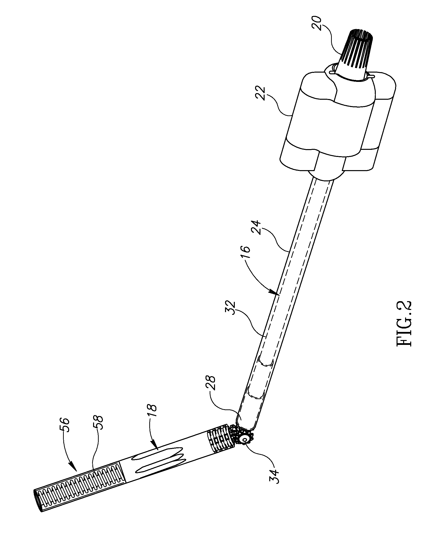 Device and method for applying rotary tacks