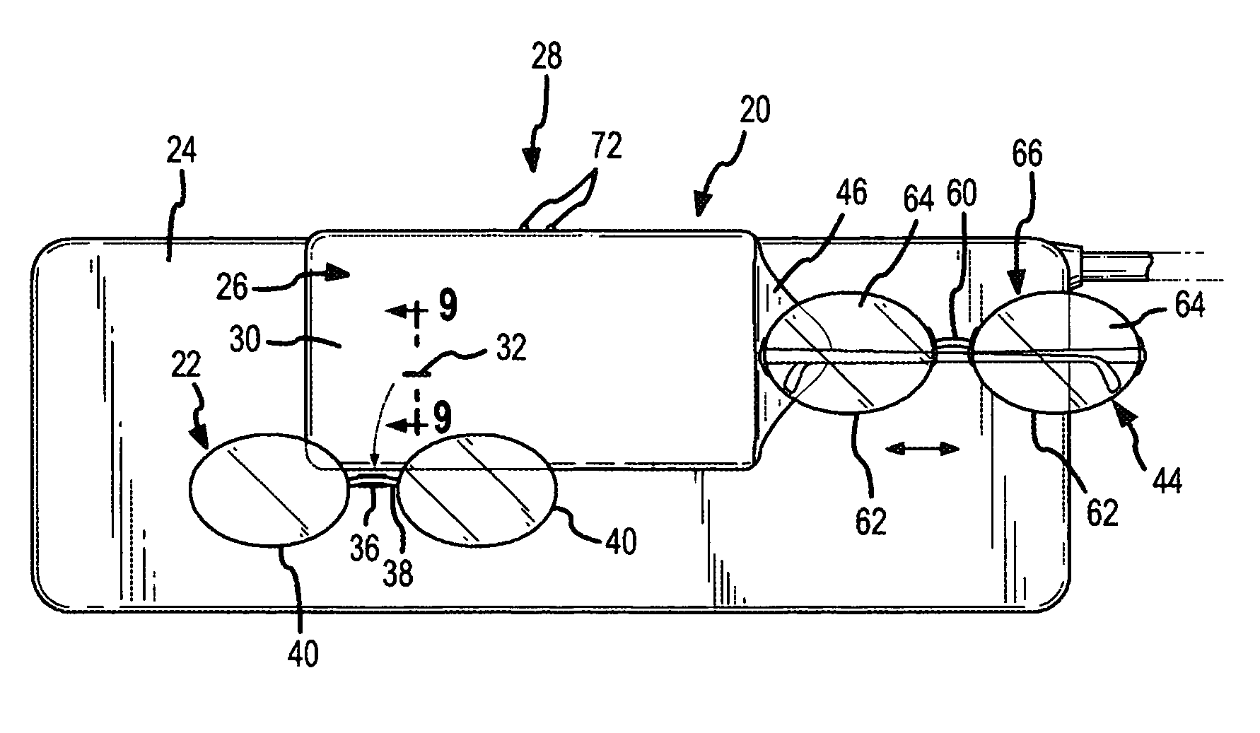 Apparatus and method for retaining and accessing clip-on sunglasses