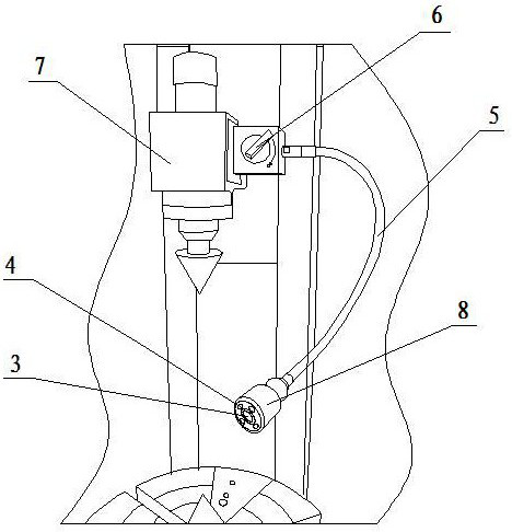 Special camera for three-dimensional gear measurement center and measurement method