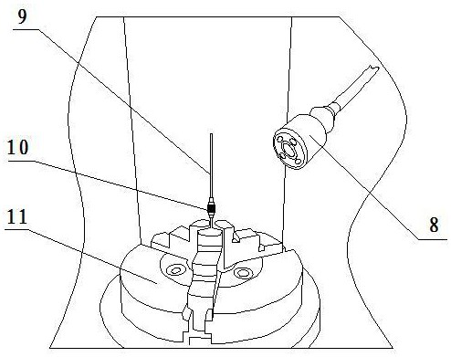 Special camera for three-dimensional gear measurement center and measurement method