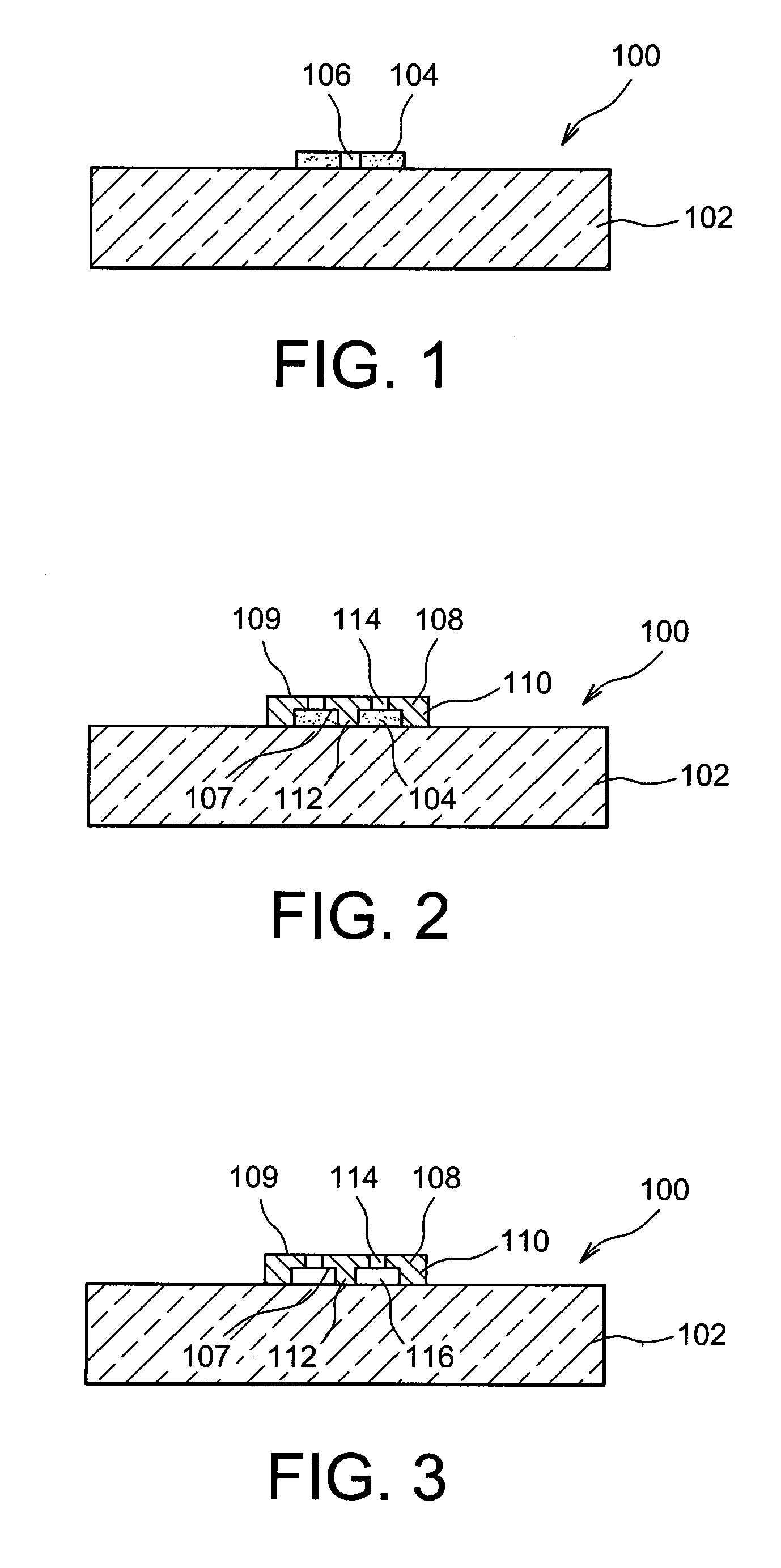 Suspended getter material-based structure