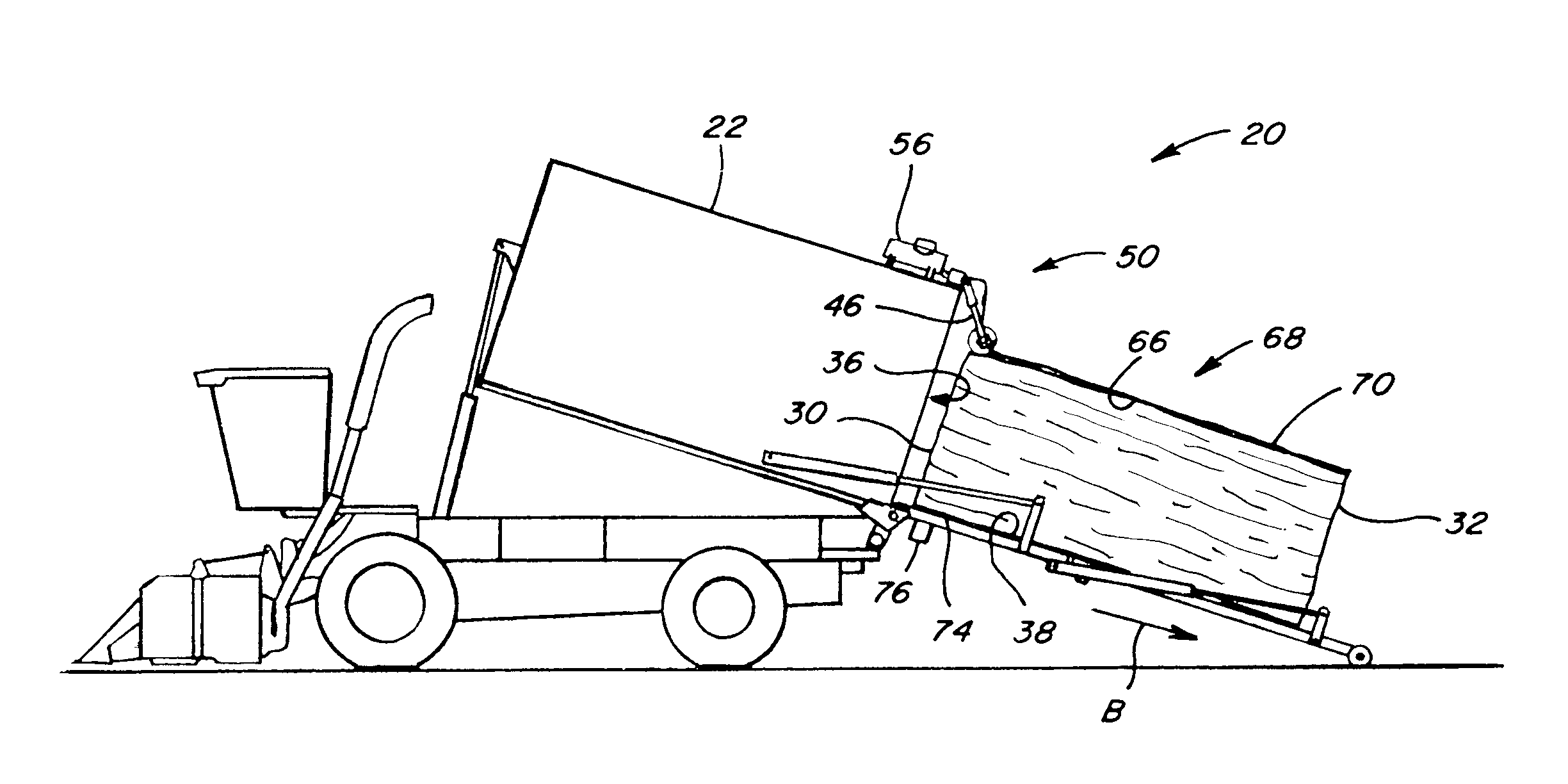 System and method for protecting a cotton module during the unloading process