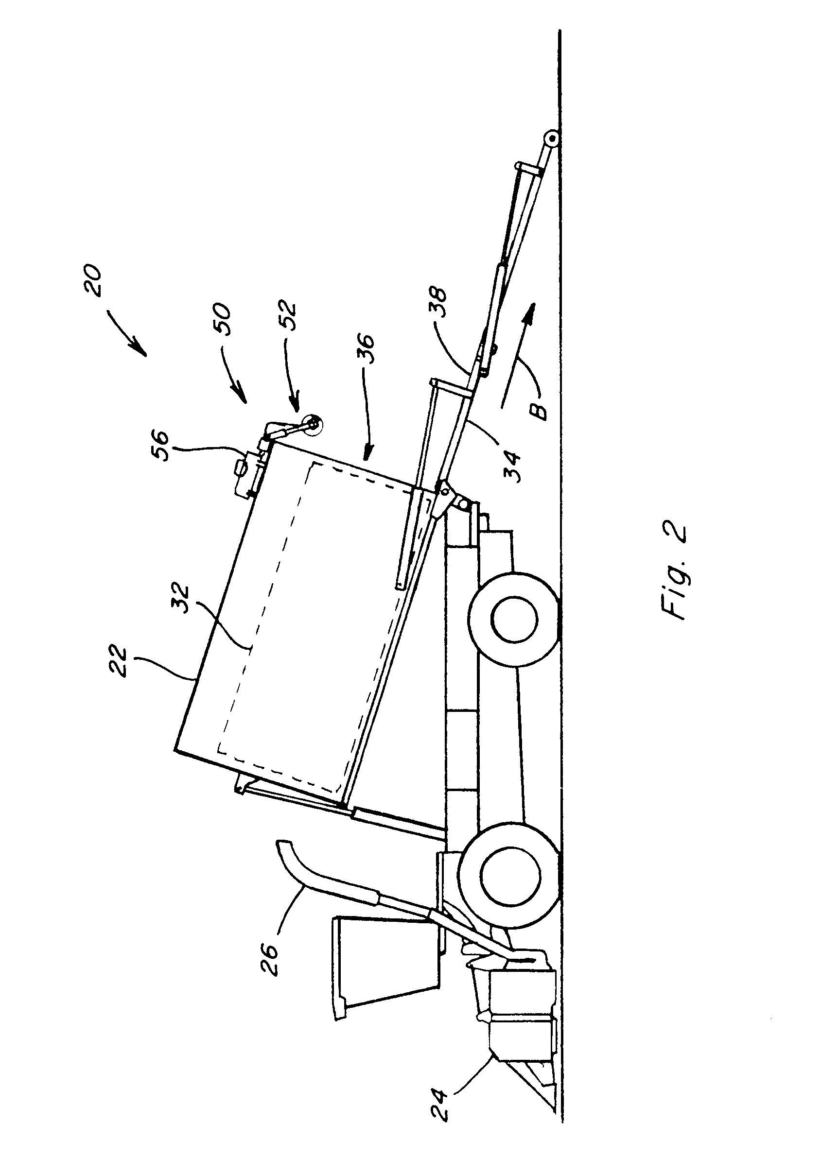 System and method for protecting a cotton module during the unloading process