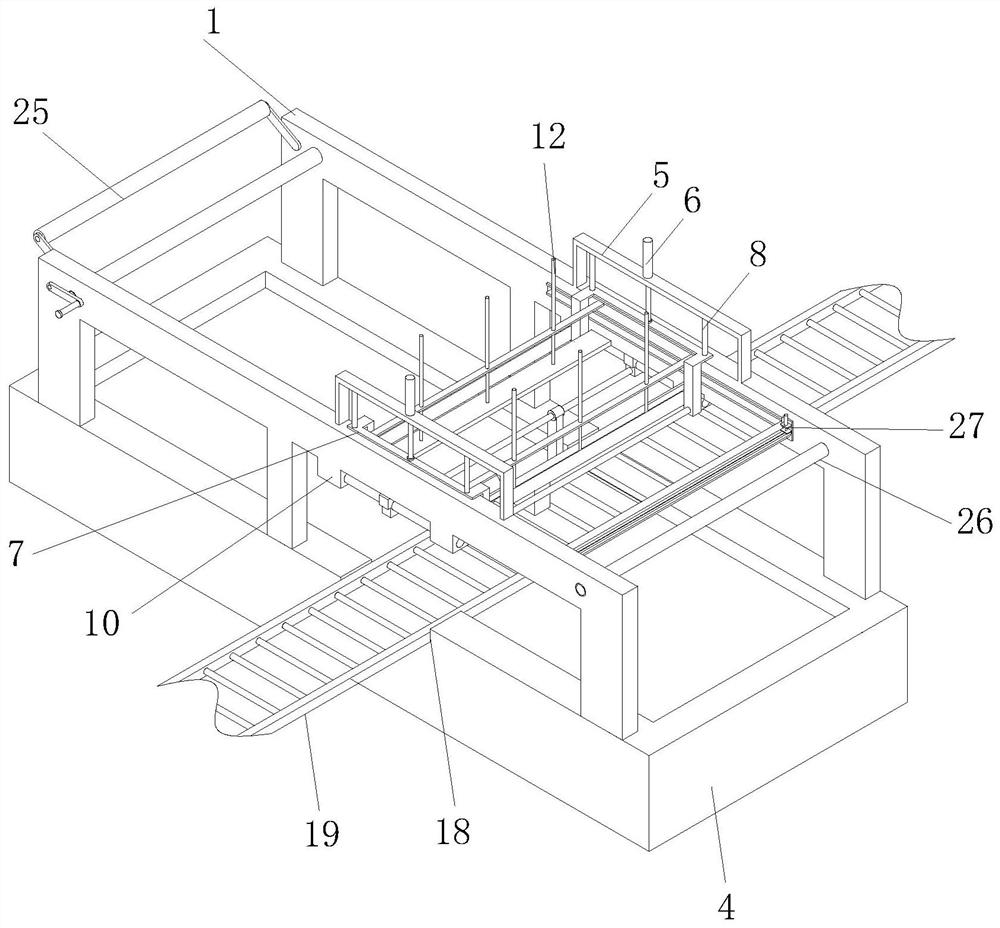 A ceiling cutting equipment for automotive interior production