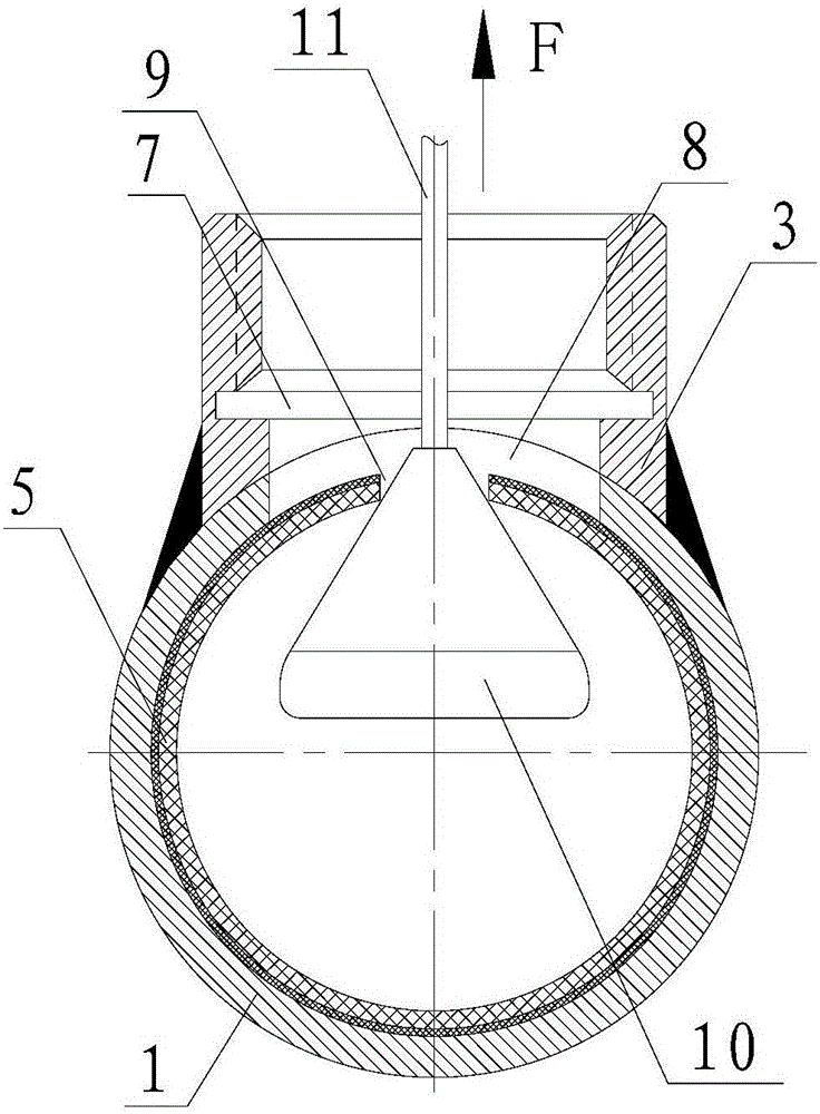 Method for fabricating plastic lining steel tee joint pipe fitting